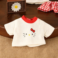 BJD Doll Clothes KT Plaid Casual Outfit Set