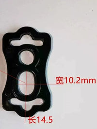 Tent Canopy Pole Base Plate Foot Buckle Connector for Outdoor Camping