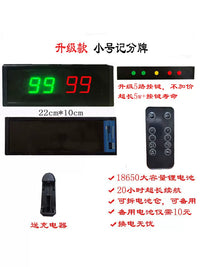 LED Electronic Scoreboard for Basketball, Football, Table Tennis, and Billiards - Multi-Sport Score and Timer Display