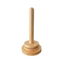 Wooden Yarn Holder for Knitting and Crocheting, Rotating Yarn Ball Dispenser, Desktop Thread Spool Storage Stand