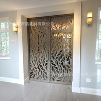 Galvanized Steel Privacy Screen Fence for Villa Courtyard Balcony