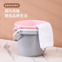 Small Thickened Plastic Bucket with Handle for Home, Gardening, Art, and Toy Storage