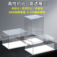 Acrylic Display Case for Collectibles, Action Figures, and Models - Clear Dustproof Organizer Box
