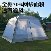 Portable Outdoor Gazebo with Mosquito Netting for Patio, Beach, Picnic, and BBQ