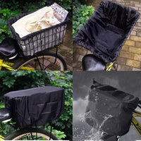 Waterproof Oxford Cloth Bicycle Basket Rain Cover with Inner Lining