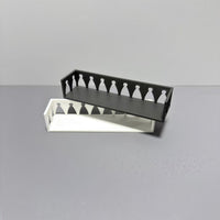 Gothic Miniature Balcony Shelf for Dollhouse Decor, European Style Wall-Mounted Display Rack