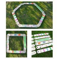Wooden Early Education Balance Board Sensory Training Set for Kids - Stepping Stones and Parent-Child Toy
