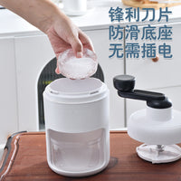 Manual Ice Shaver Machine for Homemade Smoothies & Shaved Ice, No Electricity Needed