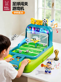 Kids Tabletop Foosball Game, 2-Player Mini Football Soccer Game for Boys and Girls, Educational Toy Birthday Gift