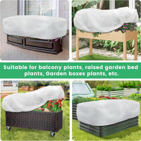 Plant Anti-freeze and Insect Net Cover for Flowers and Vegetables, Bird and Insect Barrier Netting