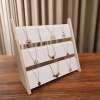 Multi-Layer Necklace Display Stand Jewelry Organizer Tray for Countertop and Booths
