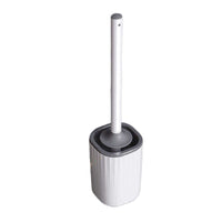 Toilet Brush Set with Holder, No Dead Angle Cleaning, Wall-Mounted or Floor-Standing, Long Handle