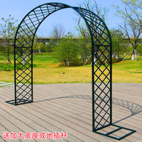 Outdoor Metal Garden Arch for Climbing Plants, Roses, and Vines