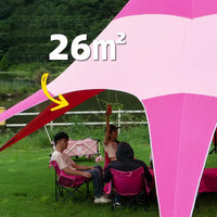 Outdoor Single Peak Canopy Tent for Camping and Events, Octagonal Design