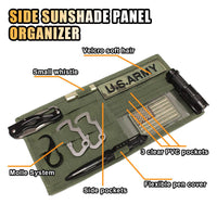 Car Sun Visor Organizer Bag for Cards, Documents, and Small Items