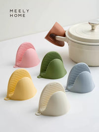 Meelyhome Silicone Oven Mitts Heat Resistant Pinch Grips for Baking and Cooking