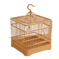 Square Cage Happy Pet Paradise Plastic Breeding Cage for Mynah Thrush Peony Eye Birds Budgerigar Parrot