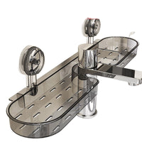 Detachable Suction Cup Faucet Storage Rack for Bathroom Kitchen Sink