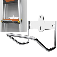 Stainless Steel Ladder Hanger Wall Mount Garage Ladder Storage Bracket Multi-functional Ladder Rack for Garage Garden