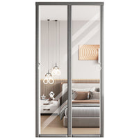 Magnetic Thermal Insulated Door Curtain for Air Conditioned Rooms, Punch-Free Transparent PVC Partition