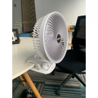 Clip-on Mini Fan Portable Handheld USB Rechargeable for Home Office Dormitory Desk Wall Mount