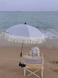 Portable Kids' Folding Beach Chair with Umbrella, Outdoor Camping and Picnic Seat for Babies and Toddlers