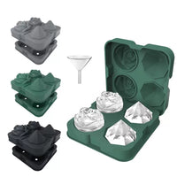 Rose Diamond Ice Cube Molds for Whiskey and Summer Drinks