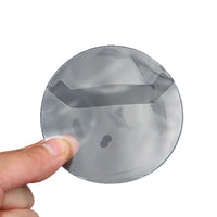 Clear PVC Round Badge Protector Sleeves for Anime Merch 58mm 75mm