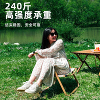 Outdoor Folding Camping Chair for Fishing, Picnic, and Beach Use