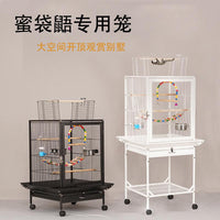 Sugar Glider Cage, High Transparency Acrylic Wire Cage, Anti-Escape Villa for Small Animals