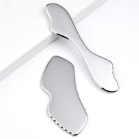 Stainless Steel Gua Sha Scraping Massage Tool for Face and Body - Lymphatic Drainage and Muscle Relaxation