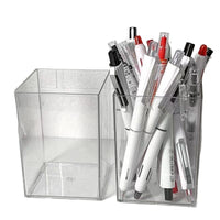 INS Style Acrylic Transparent Pen Holder for Desk Organization