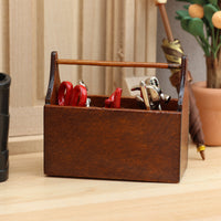1:12 Miniature Dollhouse Tool Box Accessory Set