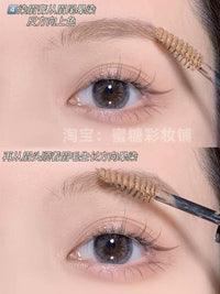 Fluffy Eyebrow Gel Waterproof Long-lasting Natural Stereo Tint for Beginners Light Flaxen Shades