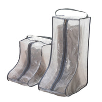 Travel Shoe and Boot Storage Bag with Clear Dustproof Window