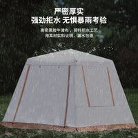 Automatic Pop-Up Camping Tent with Blackout Coating and Aluminum Poles for 3-6 Person