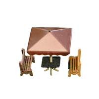 DIY Sand Table Building Model Materials Colored Park Bench Garden Landscape Model Multi-Scale