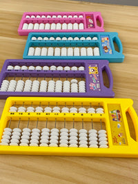 Mini Abacus for Kids, Educational Math Learning Tool for Early Education, Primary School Students, and Brain Development