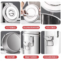 304 Stainless Steel Insulated Food Dispenser for Commercial Use, Large Capacity, Long-lasting Warmth for Soup, Porridge, or Cold Drinks