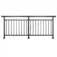 Zinc Steel Balcony Railing Outdoor Villa Community Terrace Garden Fence Stair Handrail