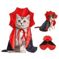 Pet Halloween Christmas Cape for Cats and Dogs, Magic Cloak Costume