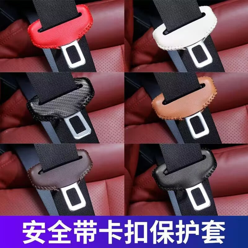 Car Seat Belt Buckle Silicone Protective Cover Anti-Scratch Mute Shockproof Interior Accessory