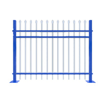 Zinc Steel Outdoor Fence Panel for Residential, Villa, and Factory Perimeter Security