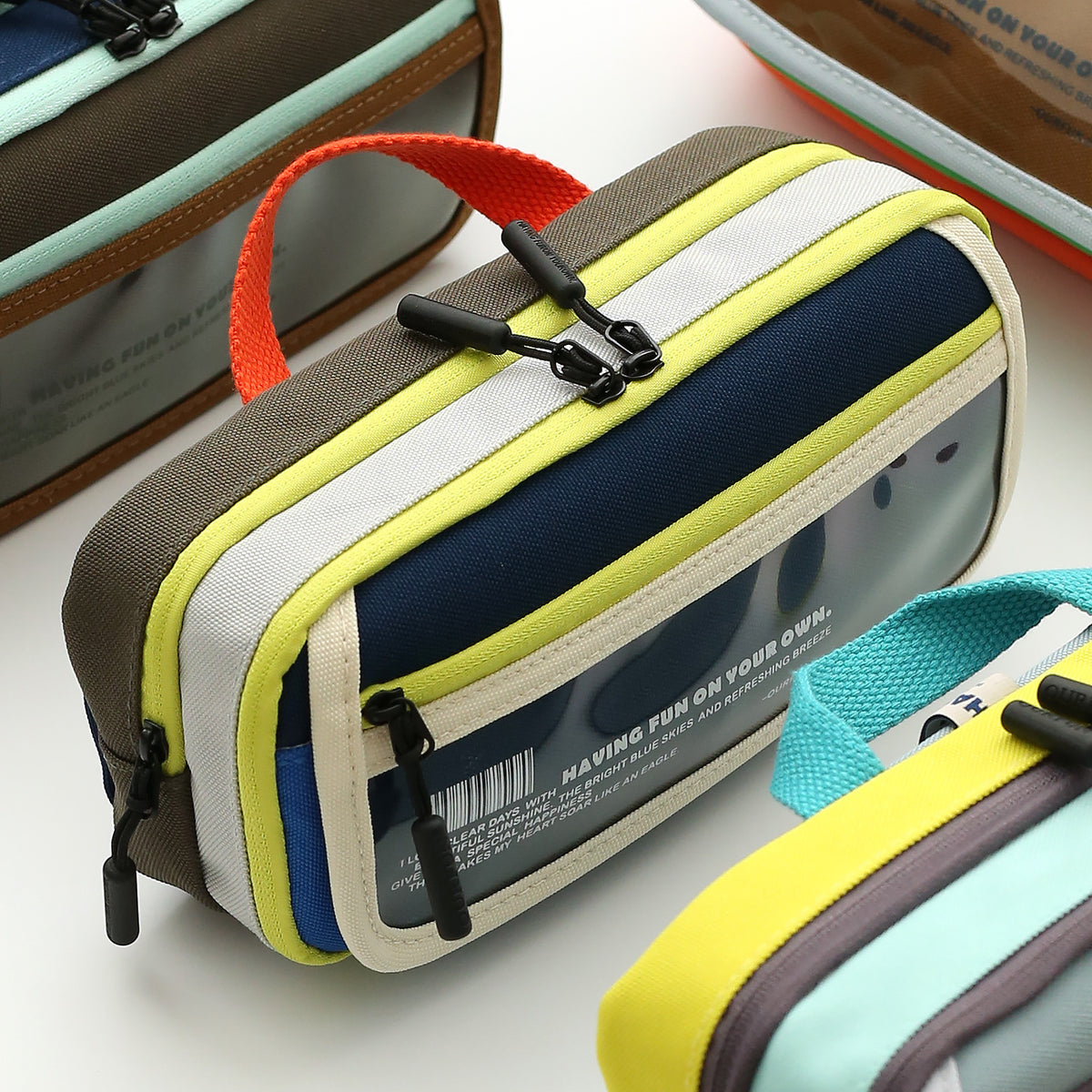 Ins Style High-Capacity Pencil Case for Girls, Unique Design Stationery Organizer