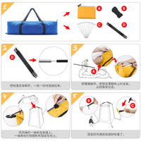 Portable Pop-Up Privacy Tent for Outdoor Shower, Changing Room, Toilet, and Camping