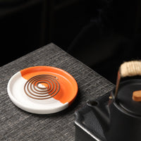 Ceramic Incense Burner Holder for Stick and Cone Incense, Ash Catcher for Home Decor