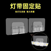 Self-Adhesive Cable Organizer Clips for Wall Mounting Power Strips and Wires