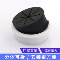 Desk Cable Grommet, Round Wire Organizer for Office Desks, Cable Management Port Cover