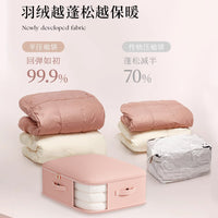 Vacuum Compression Storage Bag for Down Comforters and Clothes, Large Capacity, Visible Window