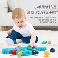 Dinosaur Shape and Number Matching Puzzle Toy for Early Education